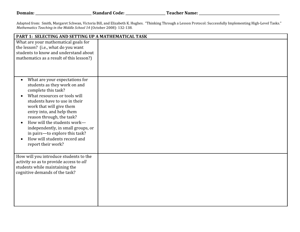 Thinking Through a Lesson Protocol (TTLP) Template s1