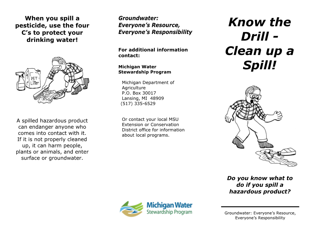 Protect Your Drinking Water by Taking Unwanted Pesticides to Clean Sweep