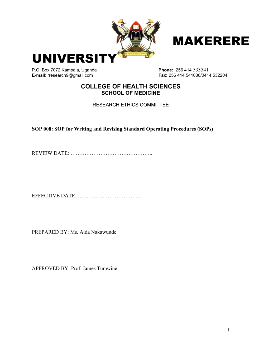 Makerere University Faculty Of Medicine