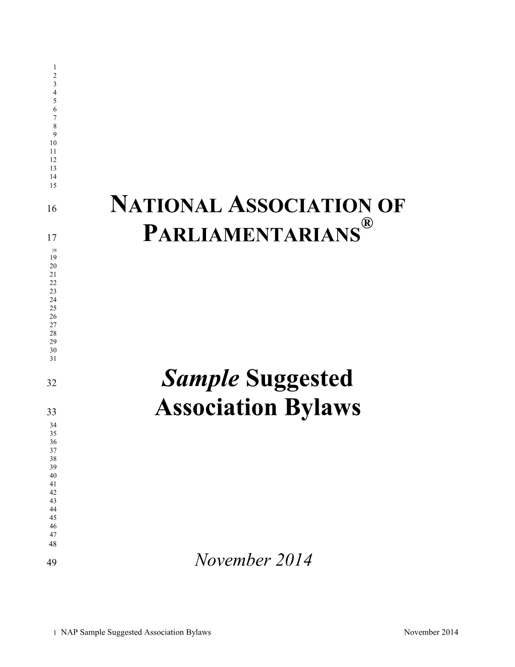 National Association Of s1