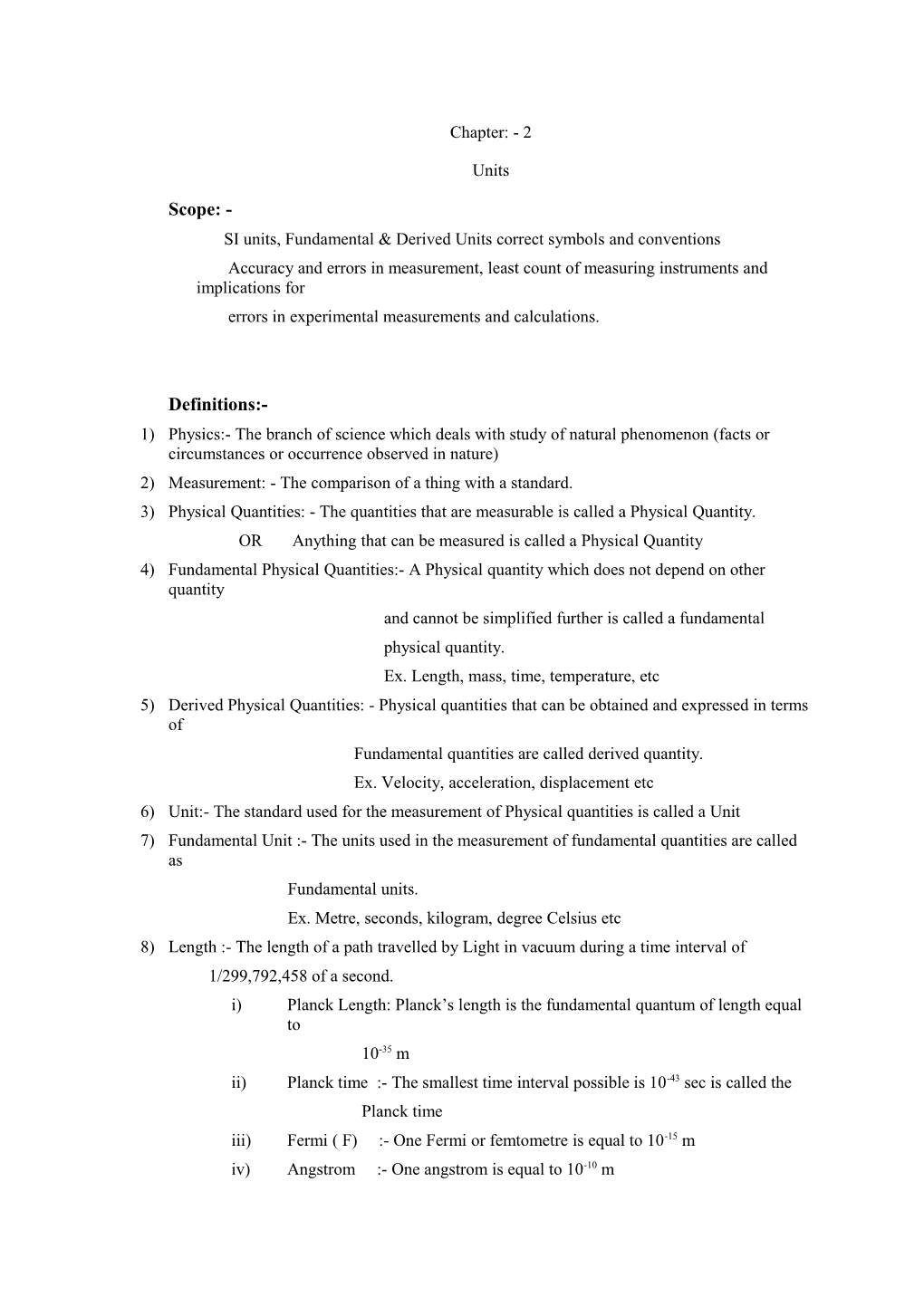 SI Units, Fundamental & Derived Units Correct Symbols and Conventions