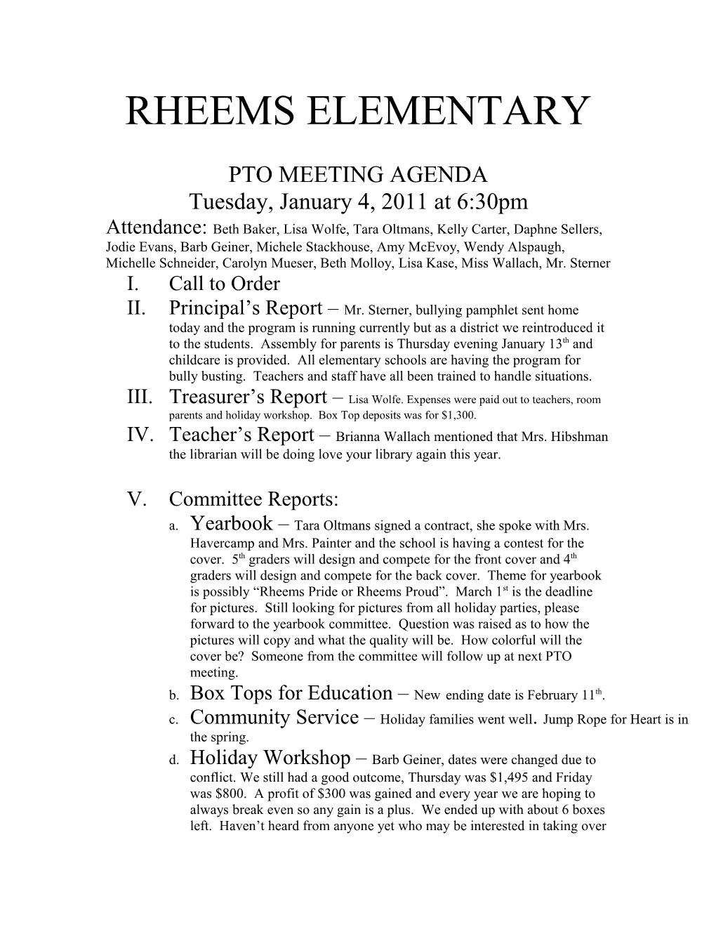 Rheems Elementary