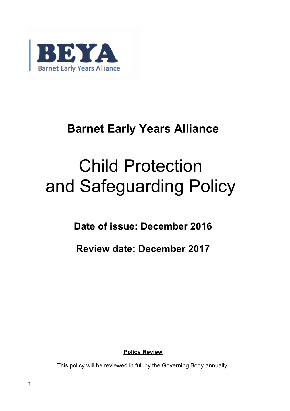 Barnet Early Years Alliance