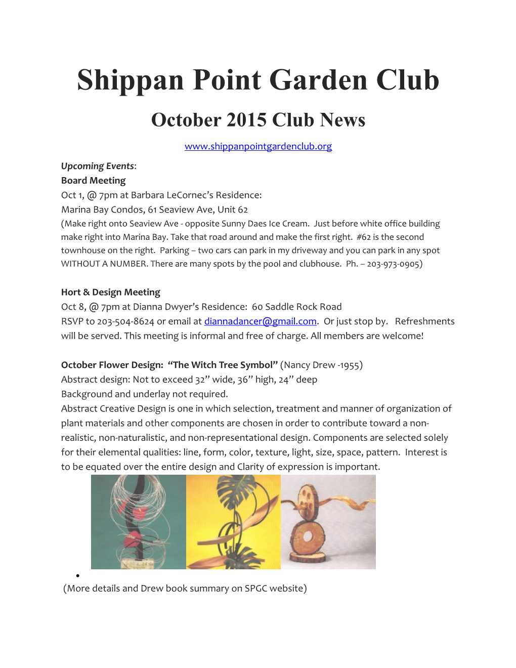Shippan Point Garden Club