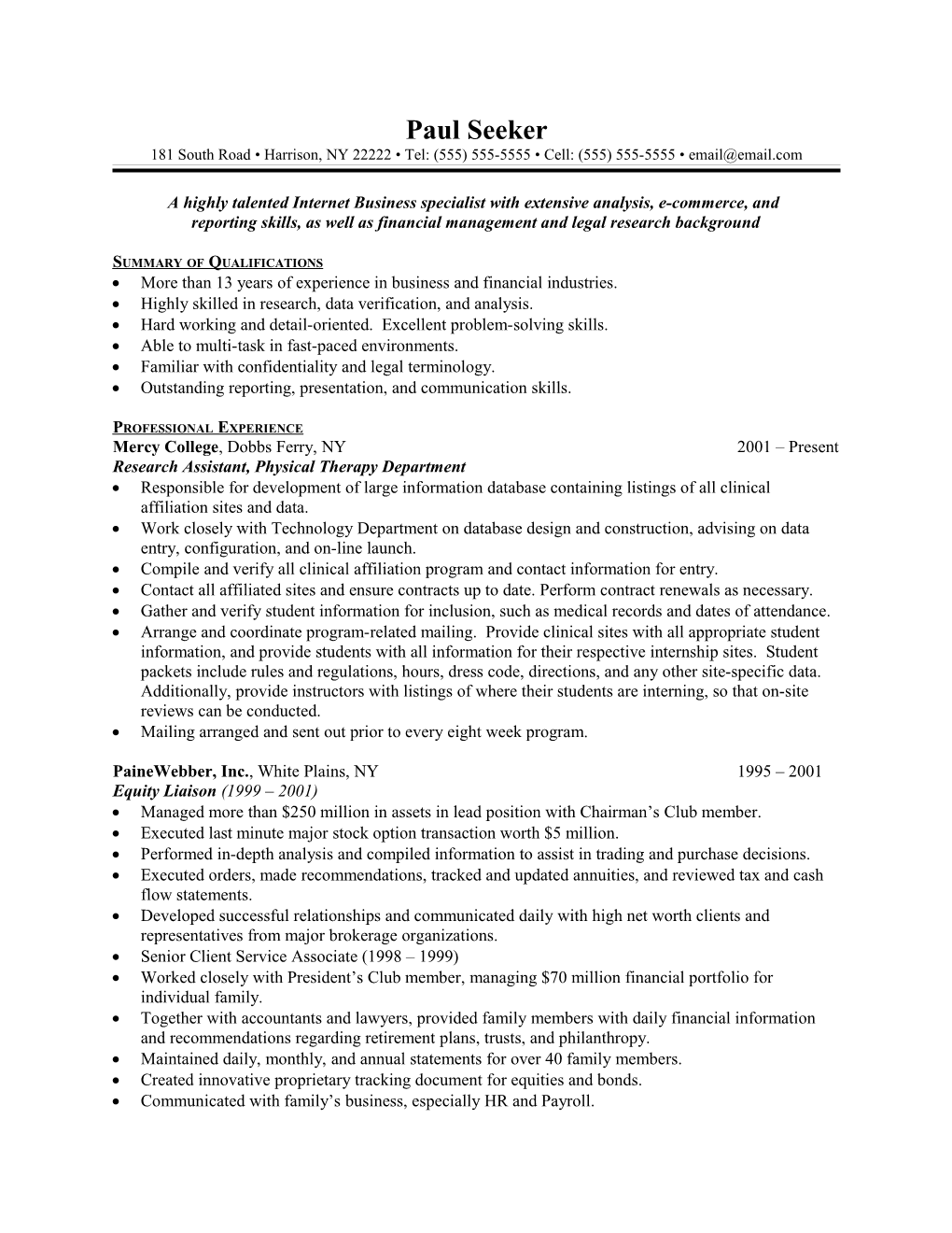 Resume Sample - Customer Service Manager, Customer Service Supervisor, CS Executive