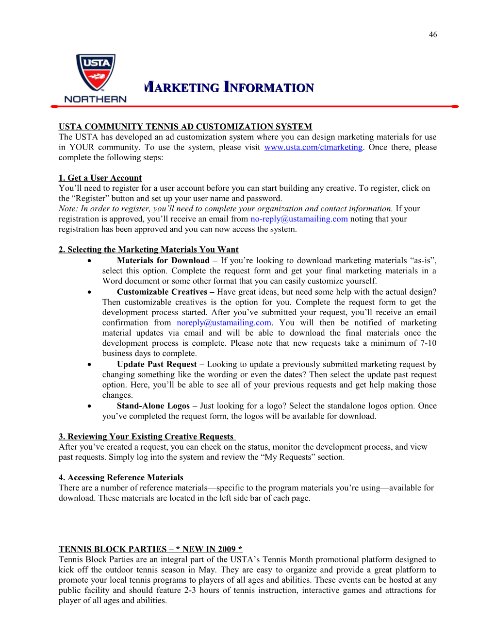 Marketing Information