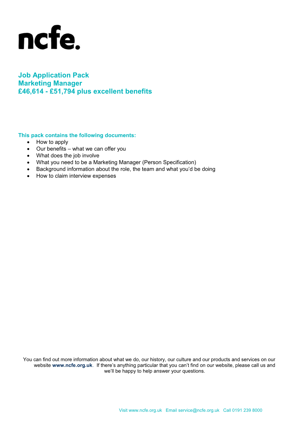 Job Application Pack s1