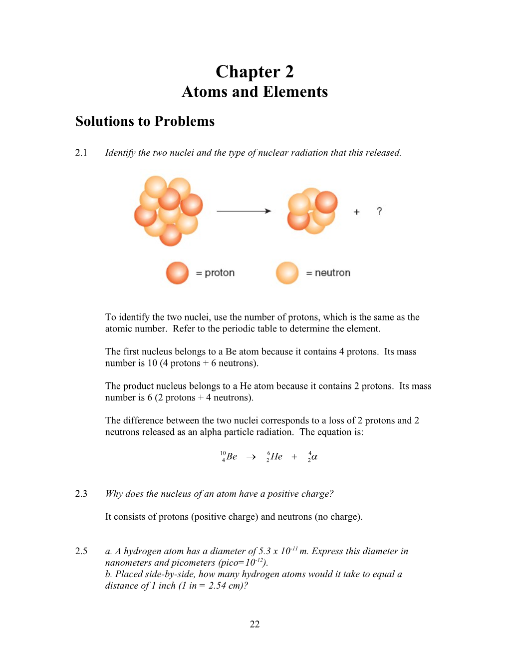 Atoms and Elements