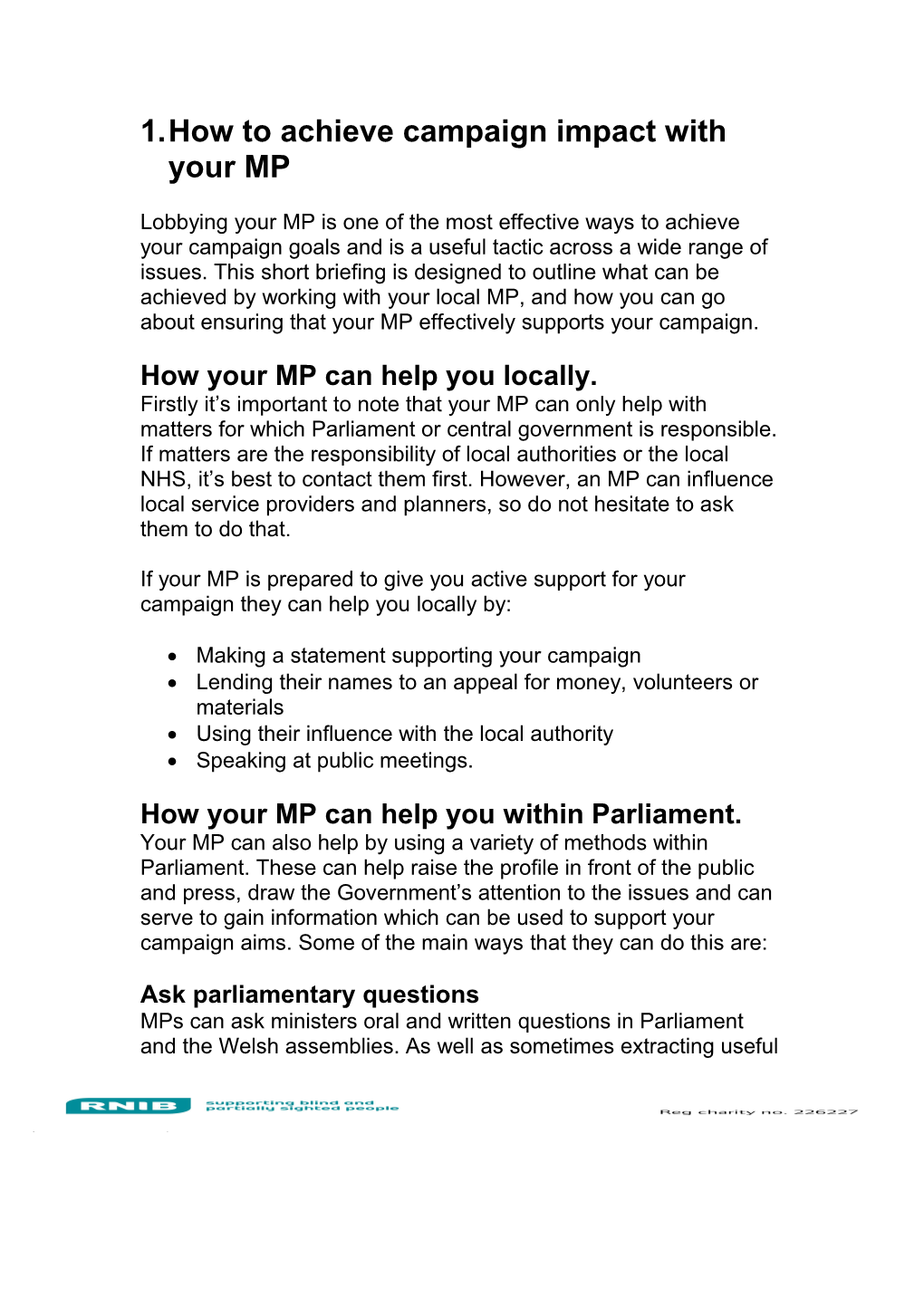 How-To-Achieve-Campaign-Impact-With-Your-Mp