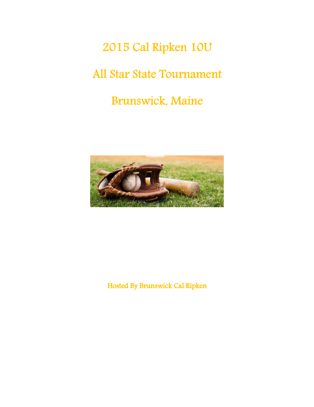 All Star State Tournament