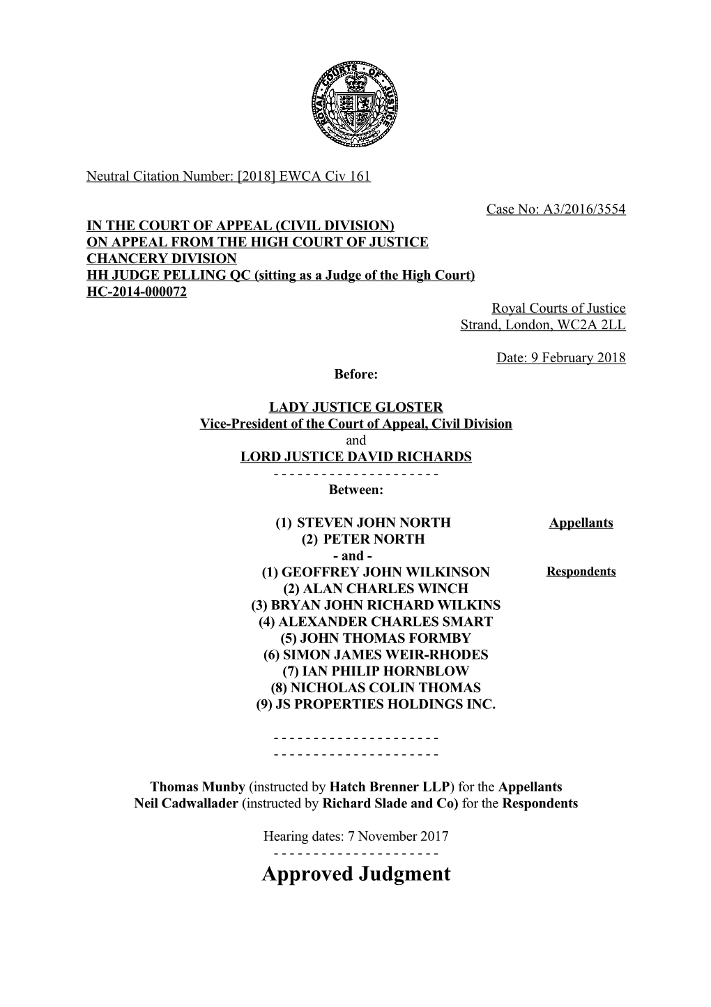 Court of Appeal Judgment Template s14