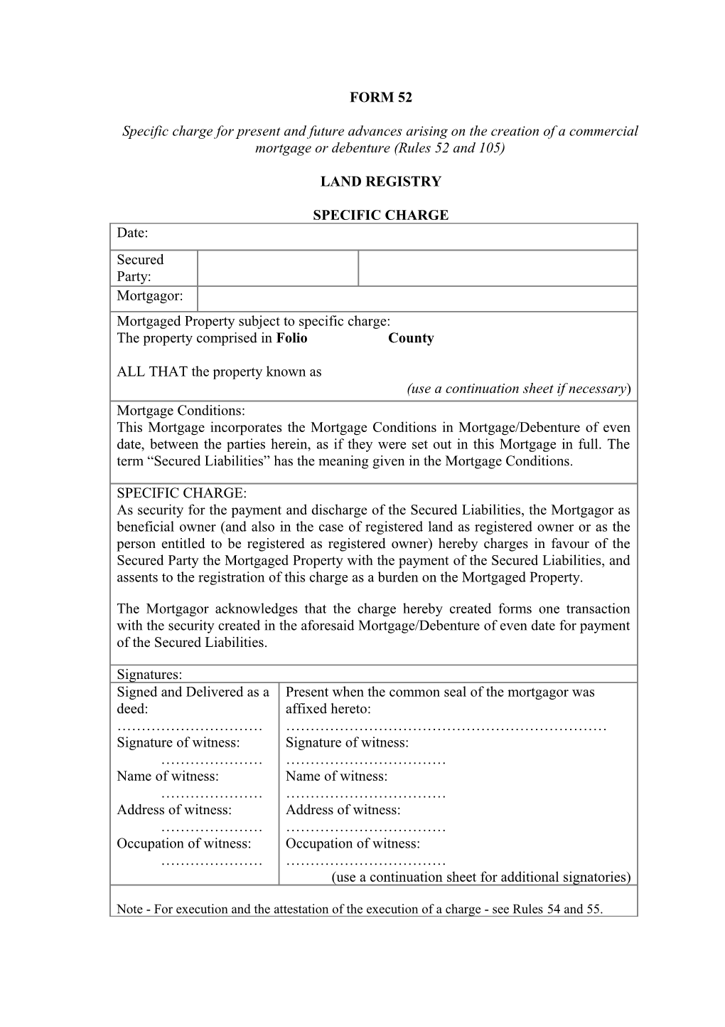 The Land Registration Rules December 2009