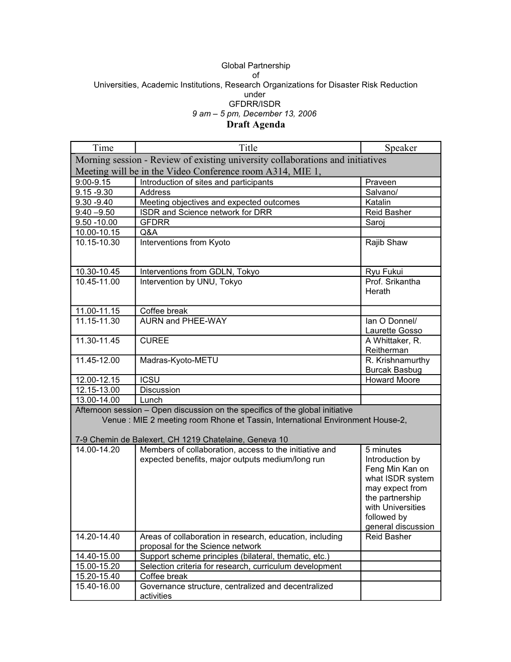 The Overarching Goals of Hyogo Framework of Action, Effective Integration of Disaster Risk