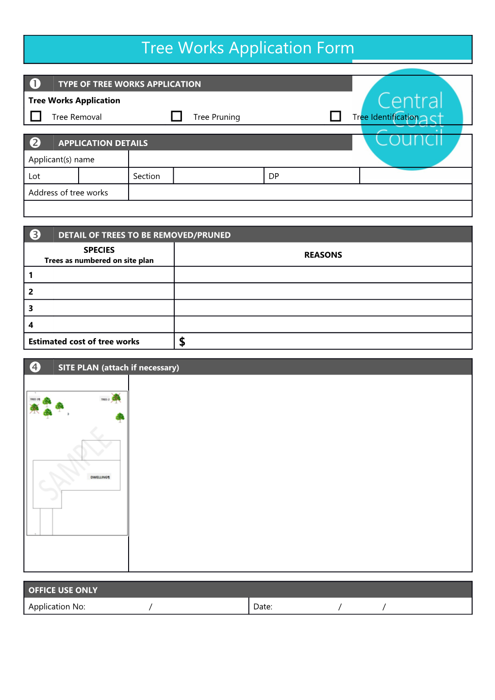 Tree Works Application Form