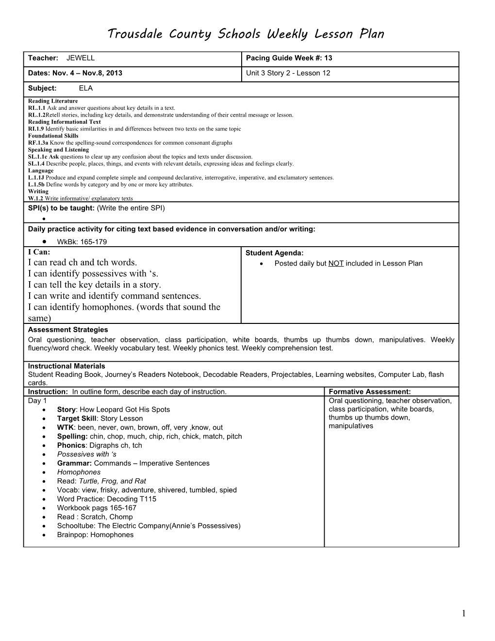 Lesson Plan Template s20
