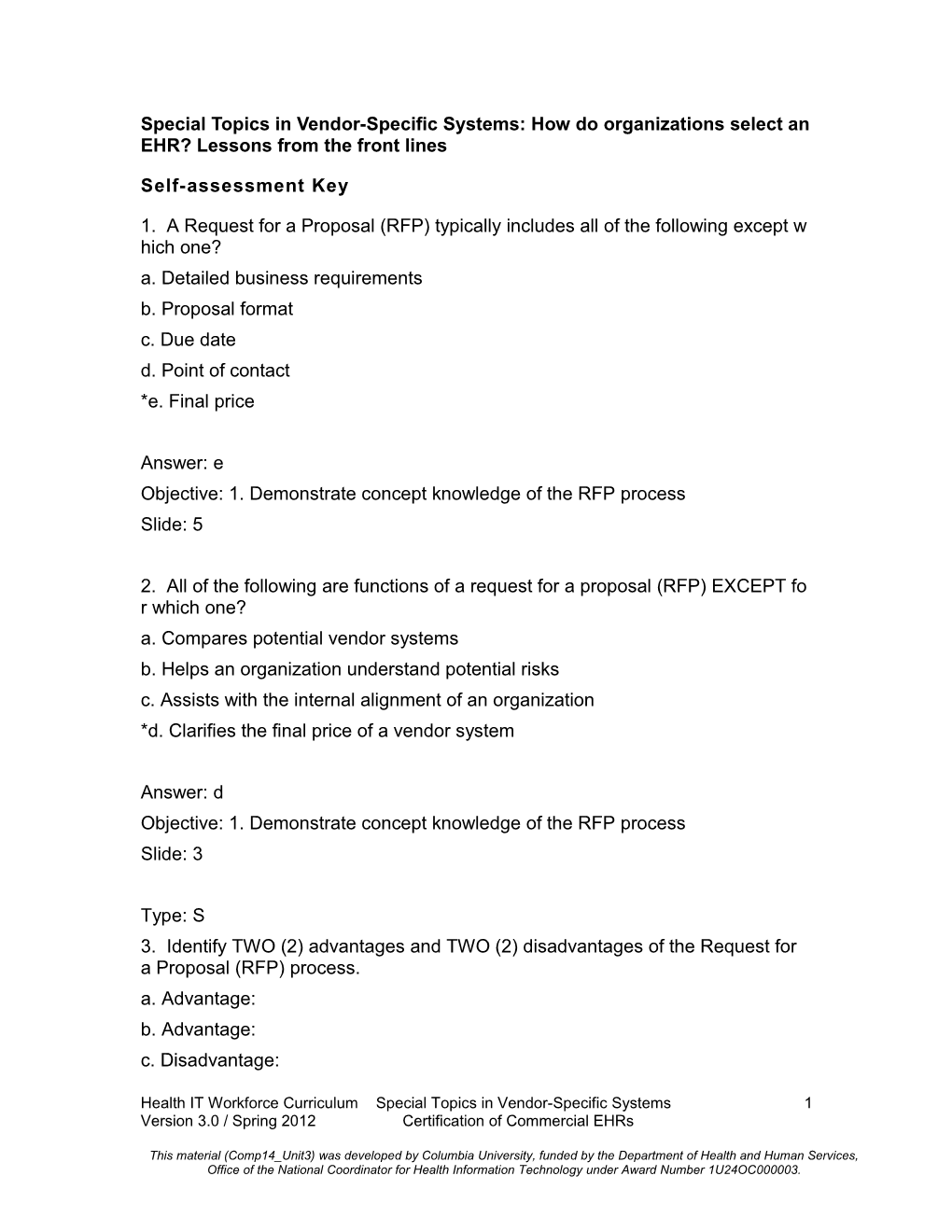 Comp14 Unit3 Self Assess Key