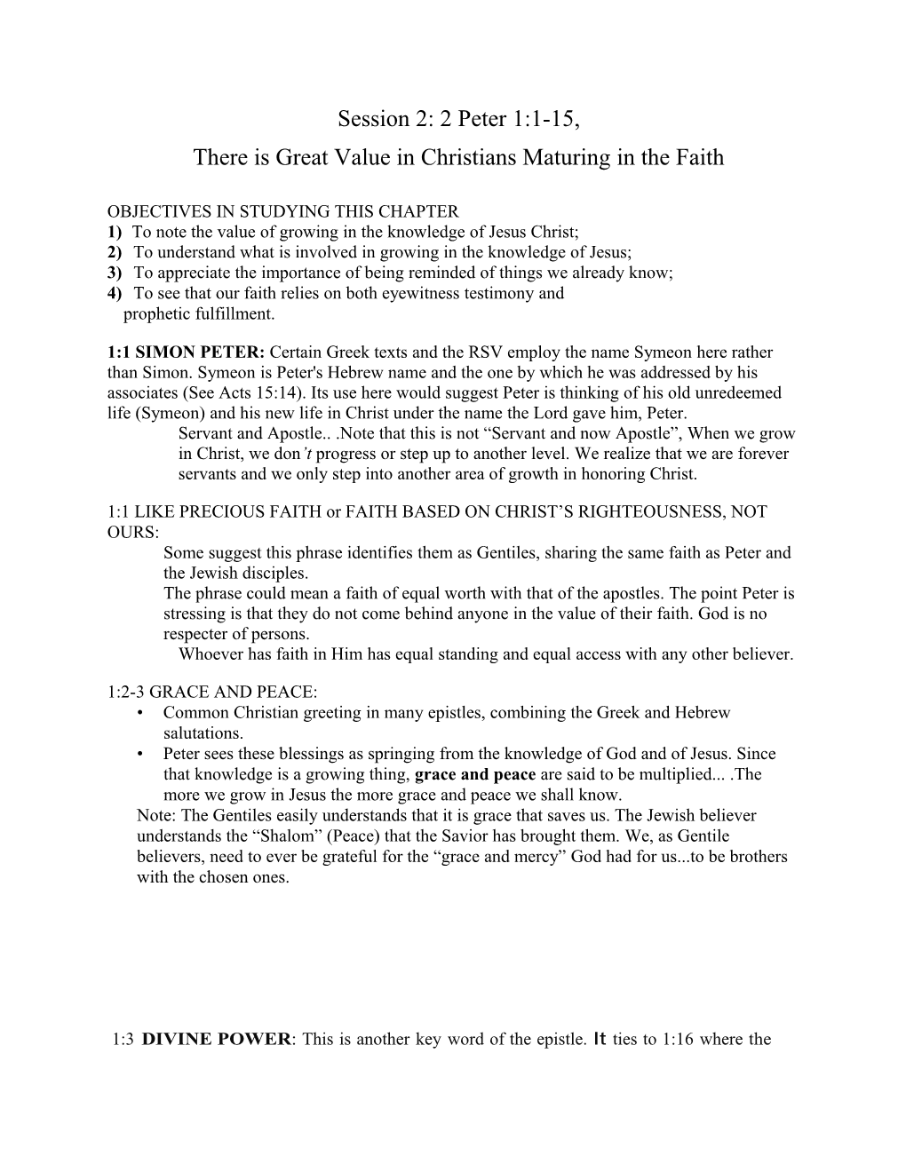 There Is Great Value in Christians Maturing in the Faith