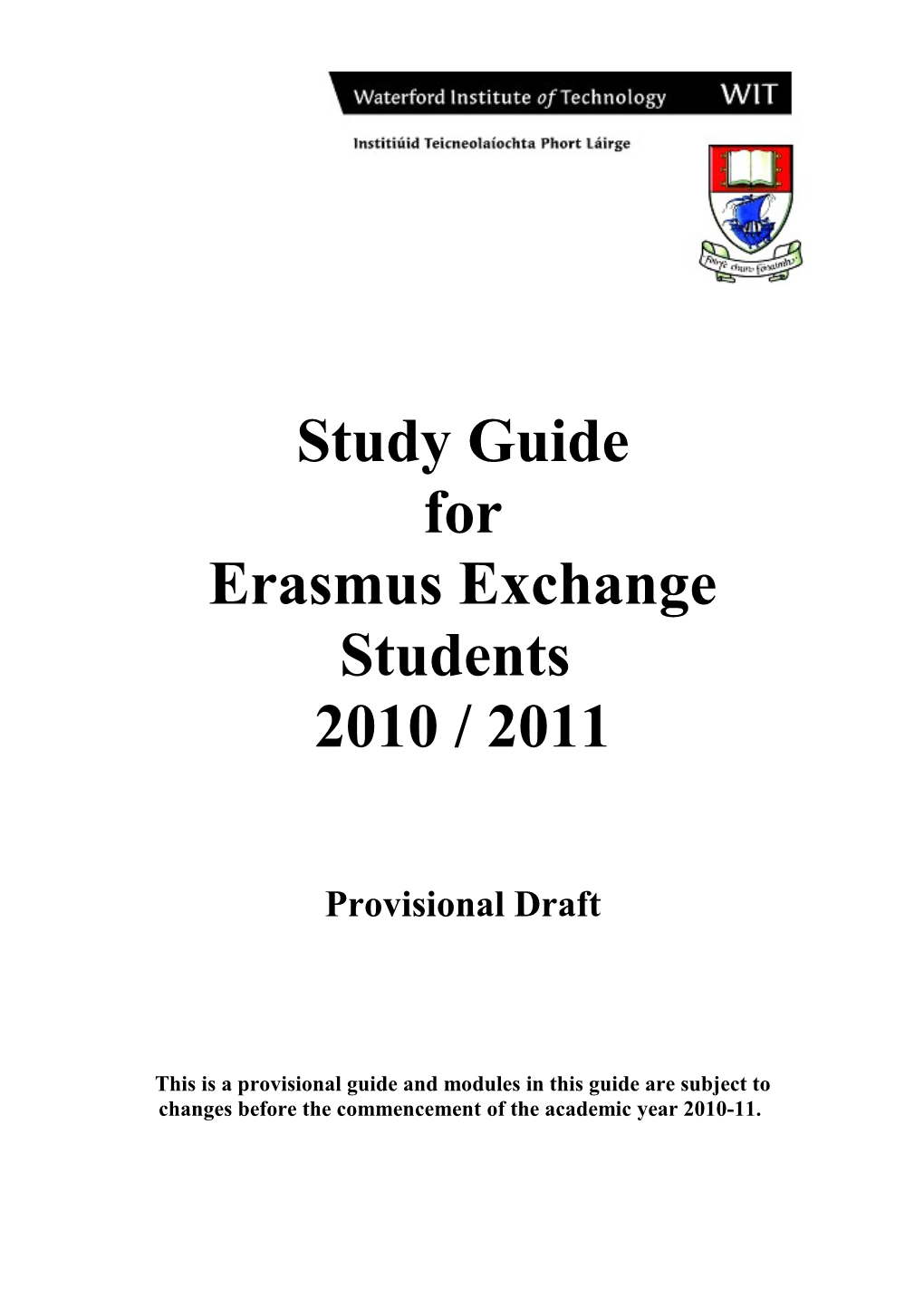 Erasmus Exchange Students
