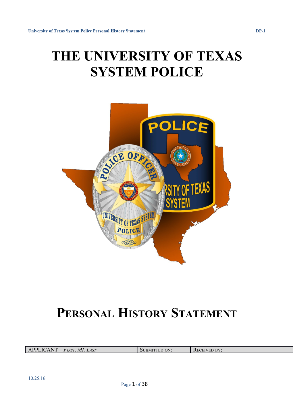 The University of Texas System Police
