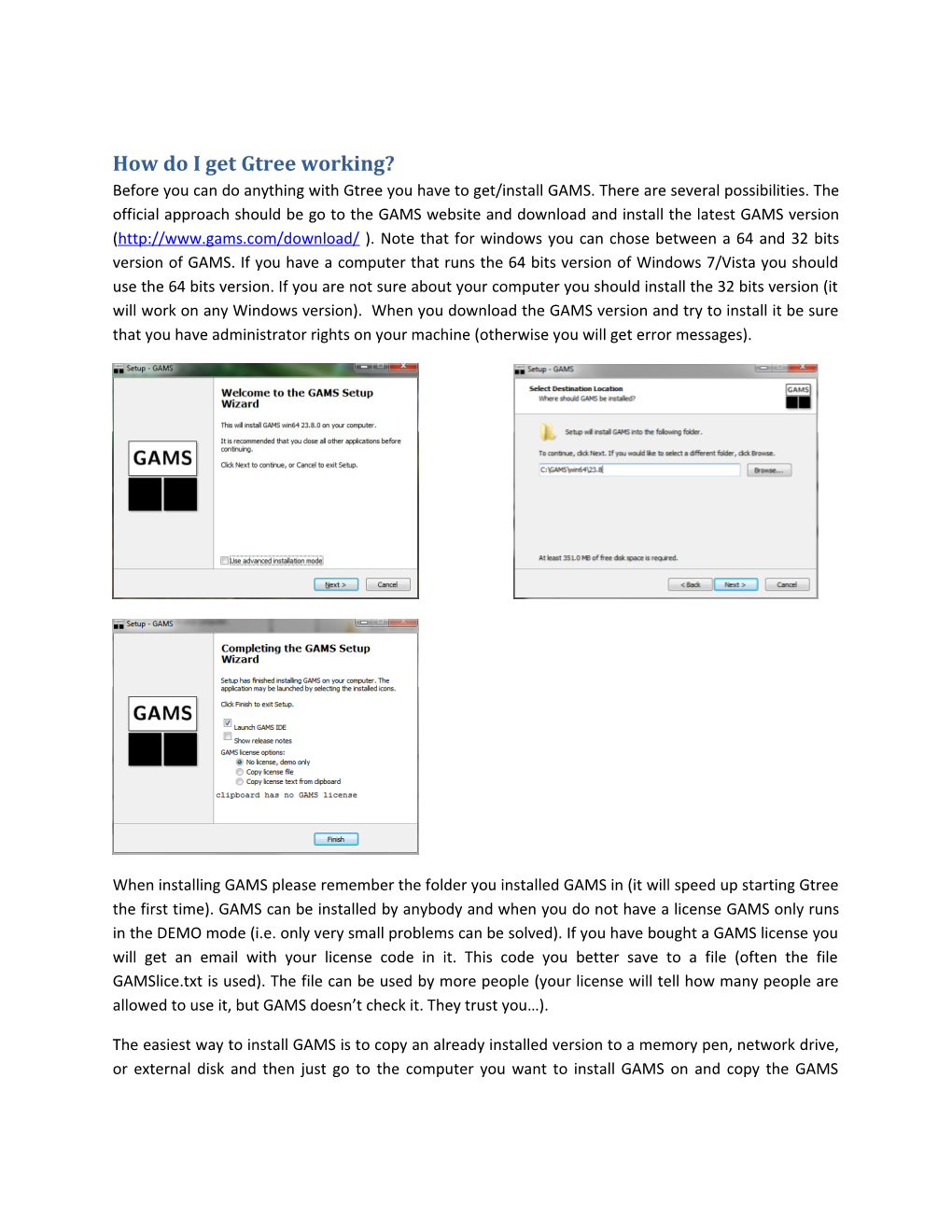 How Do I Get Gtree Working?