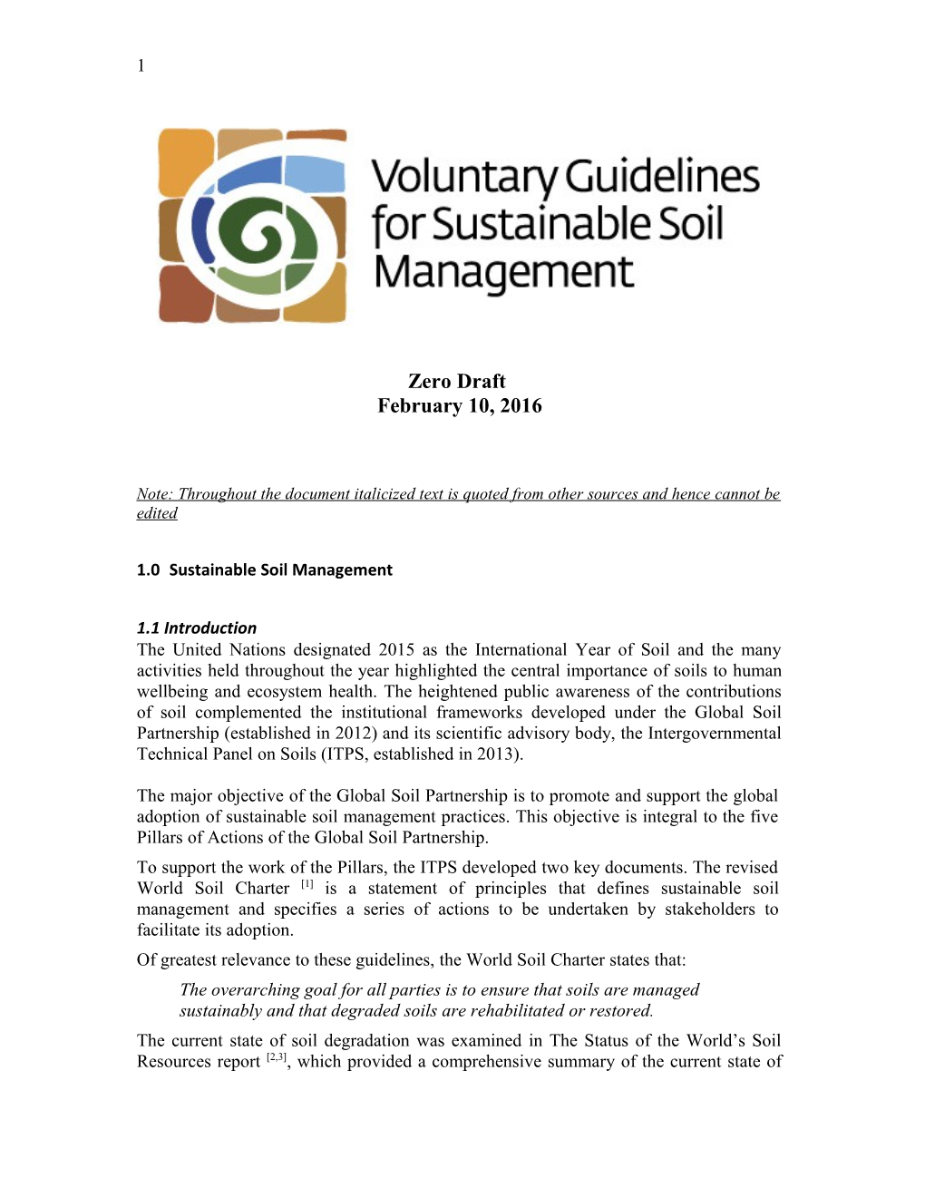 2. Scientific Basis for Sustainable Soil Management 4