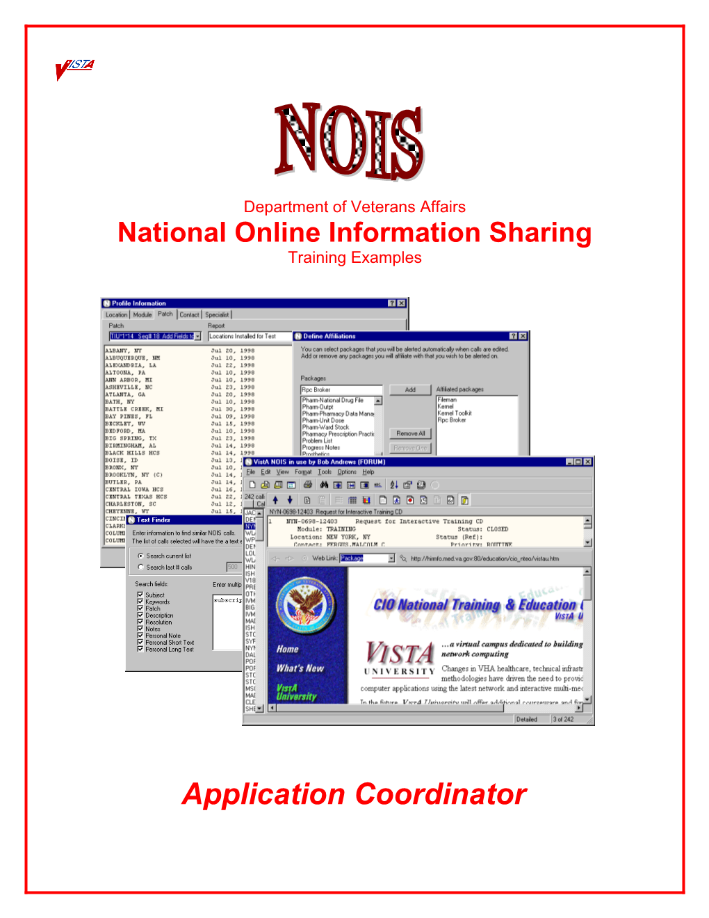 NOIS Training Examples ADPAC 7