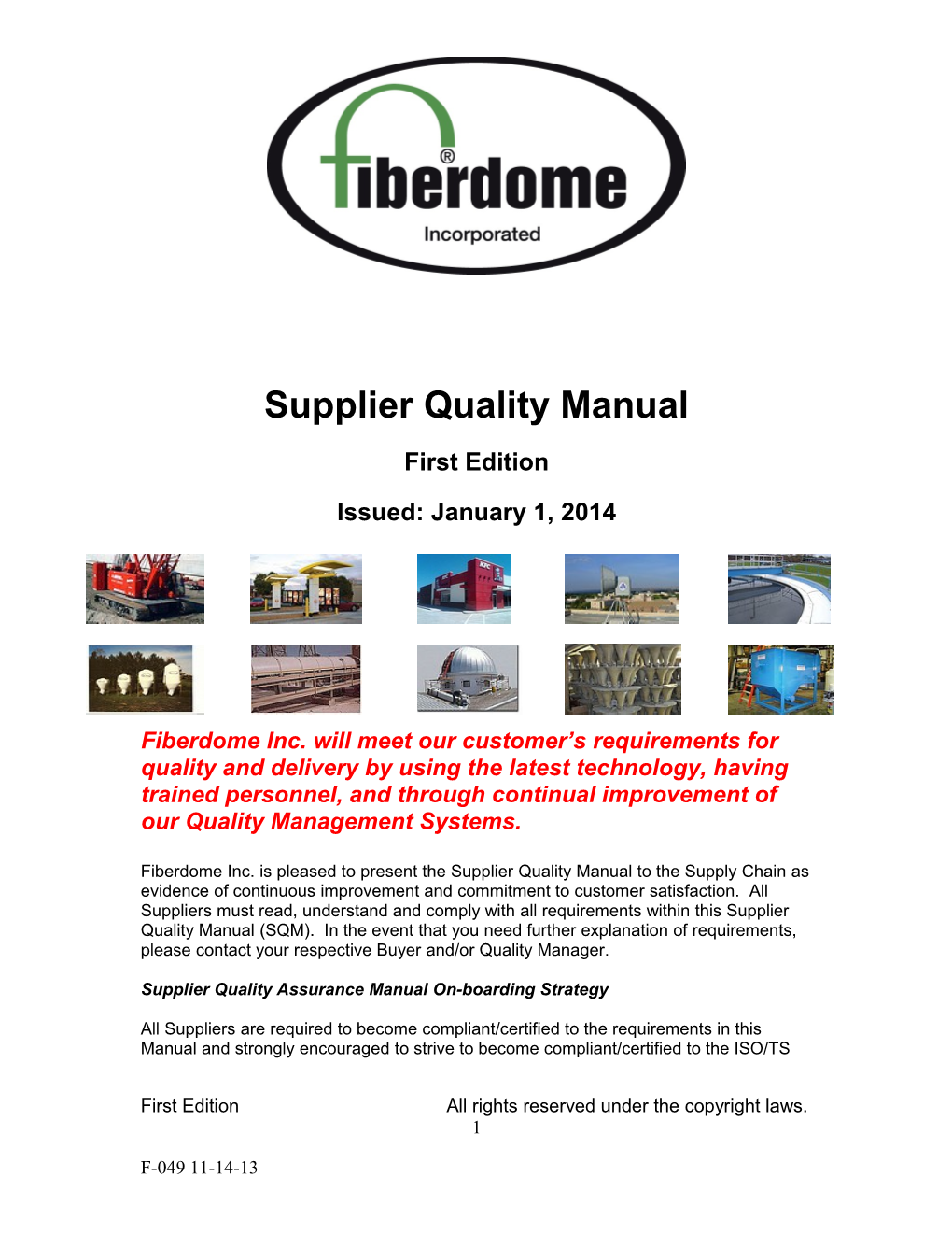 Supplier Quality Manual