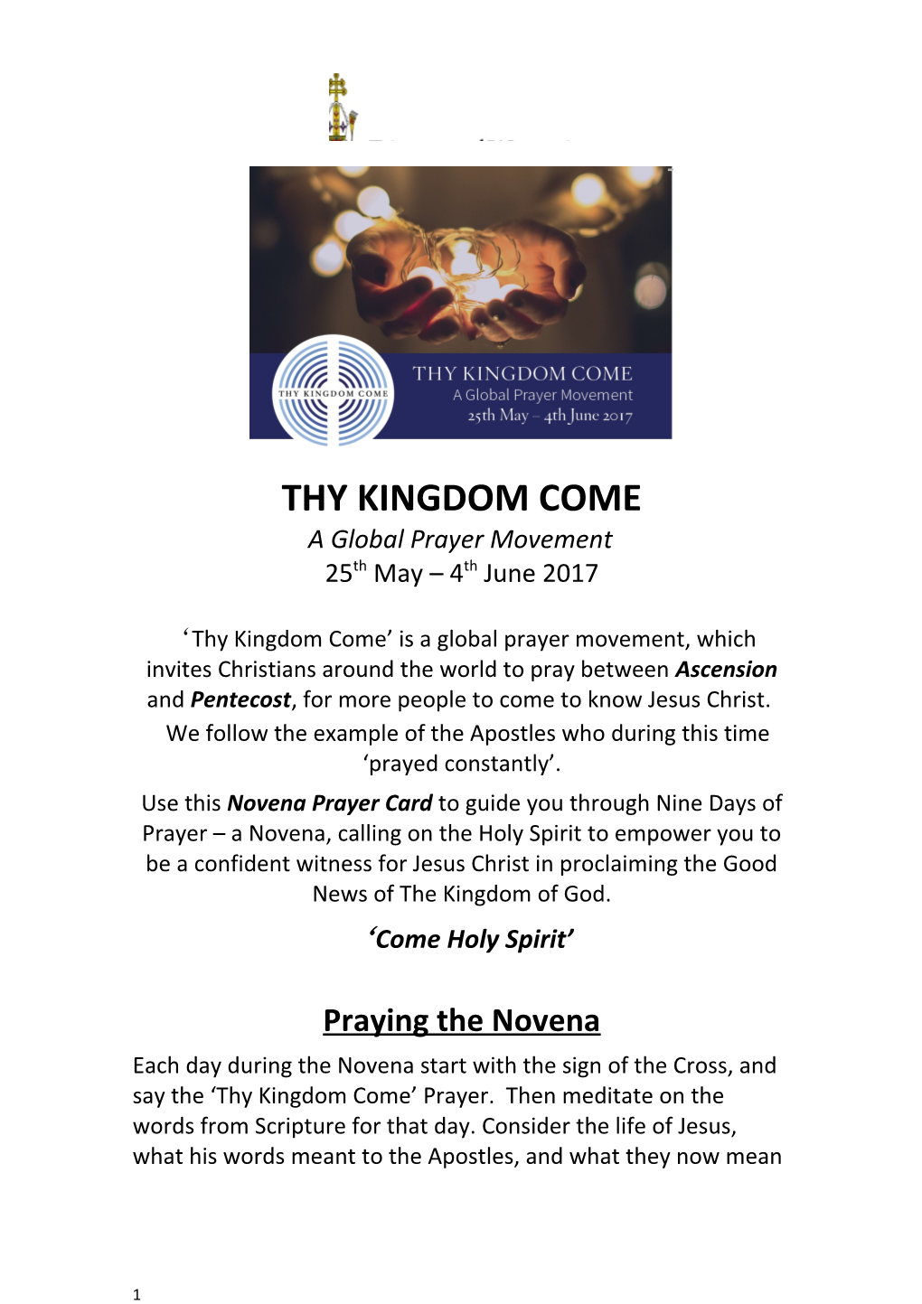 Thy Kingdom Come