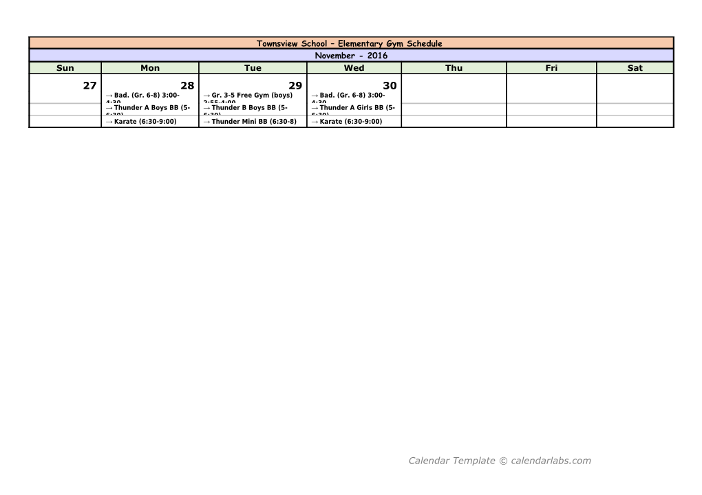 2016-17 School Calendar - Calendarlabs.Com s2