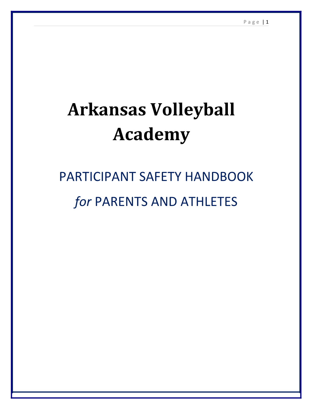 Arkansas Volleyball Academy