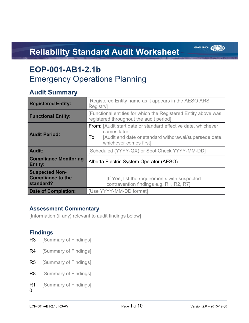 EOP-001-AB1-2.1B Emergency Operations Planning