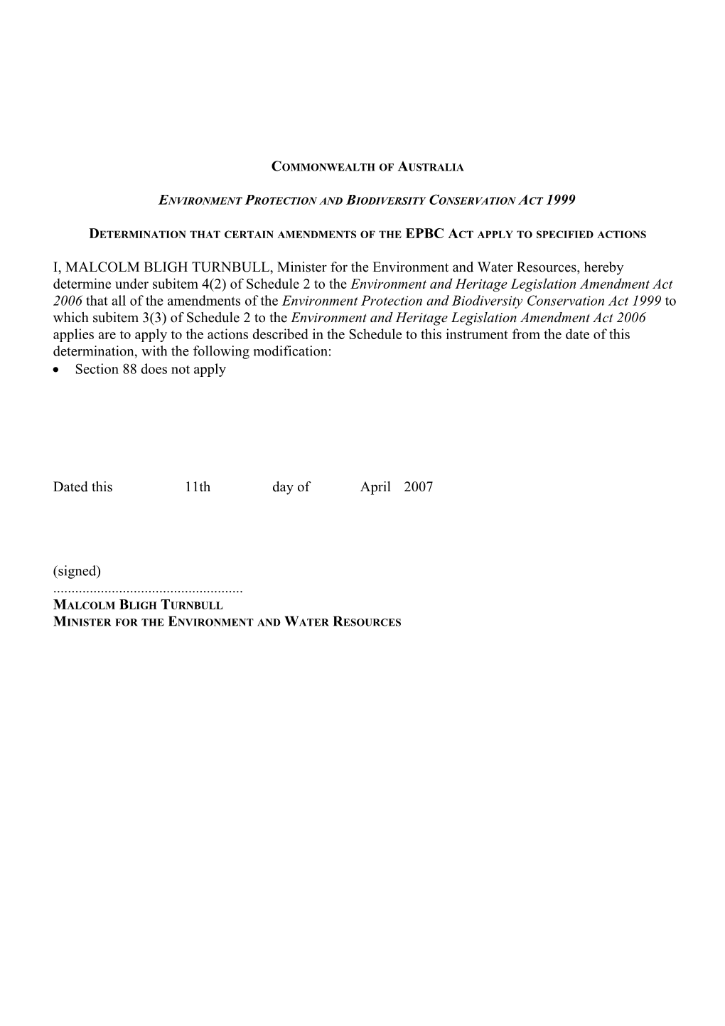 Ministerial Brief Template