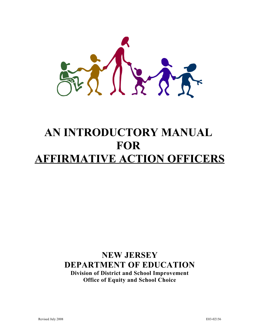 An Introductory Manual for Affirmative Action Officers