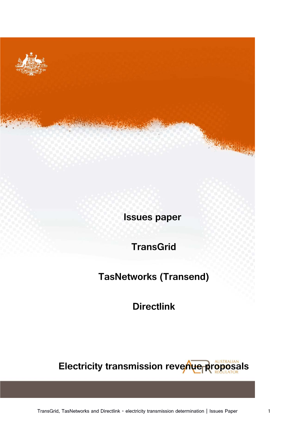 Electricity Transmission Revenue Proposals