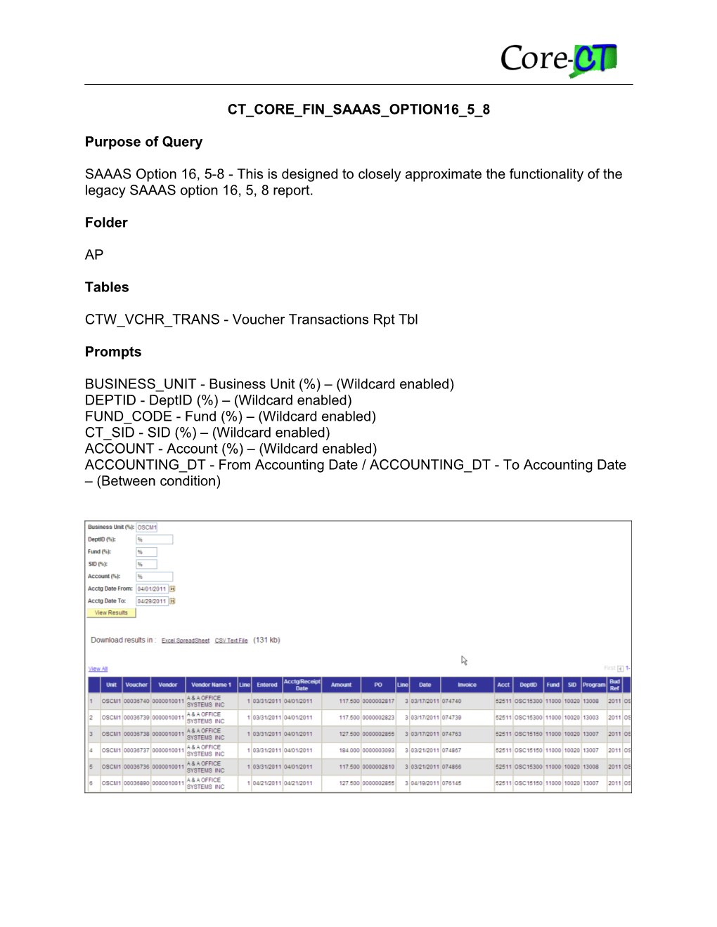 Ct Core Fin Saaas Option16 5 8