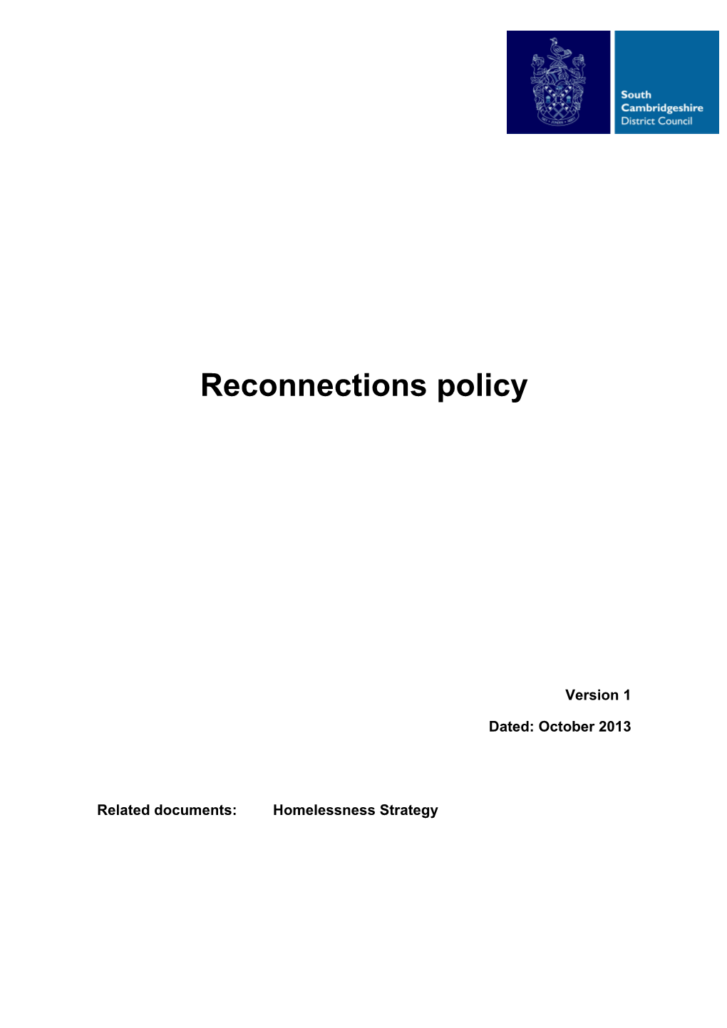 Reconnections Policy