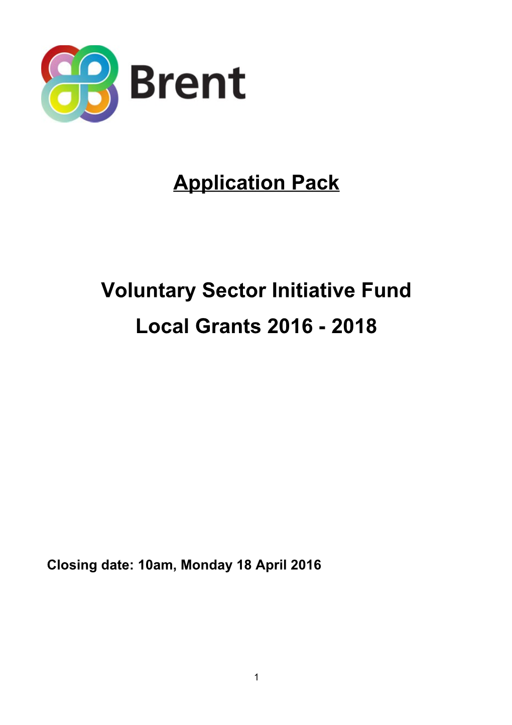 Voluntary Sector Initiative Fund