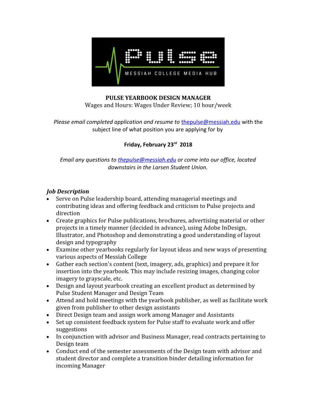 Pulse Yearbook Design Manager