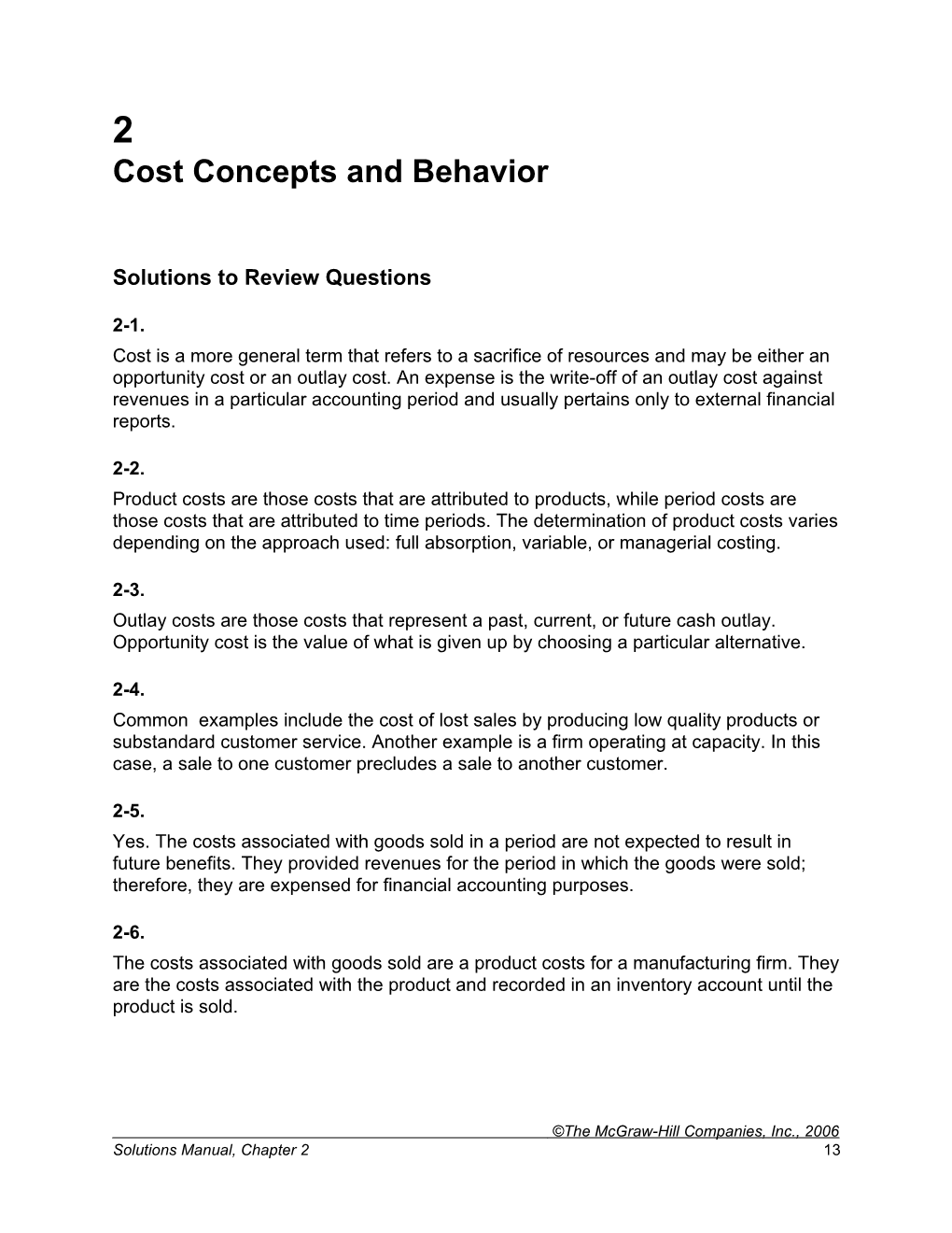 Cost Concepts and Behavior s1