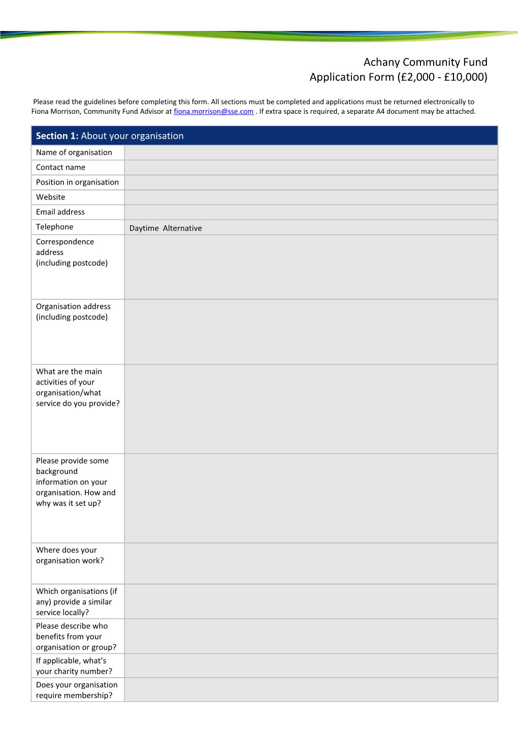 Sustainable Development Fund s2