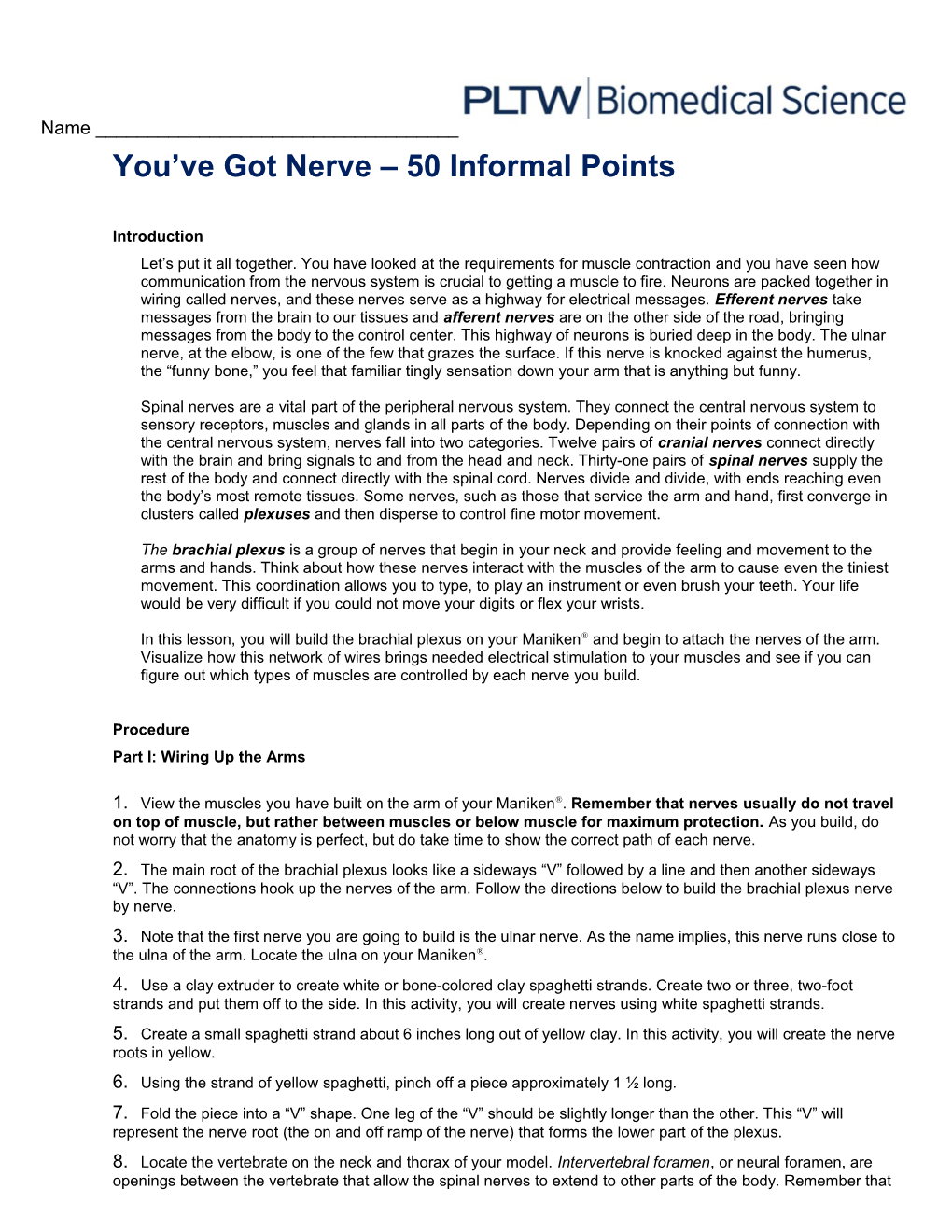 You Ve Got Nerve 50 Informal Points