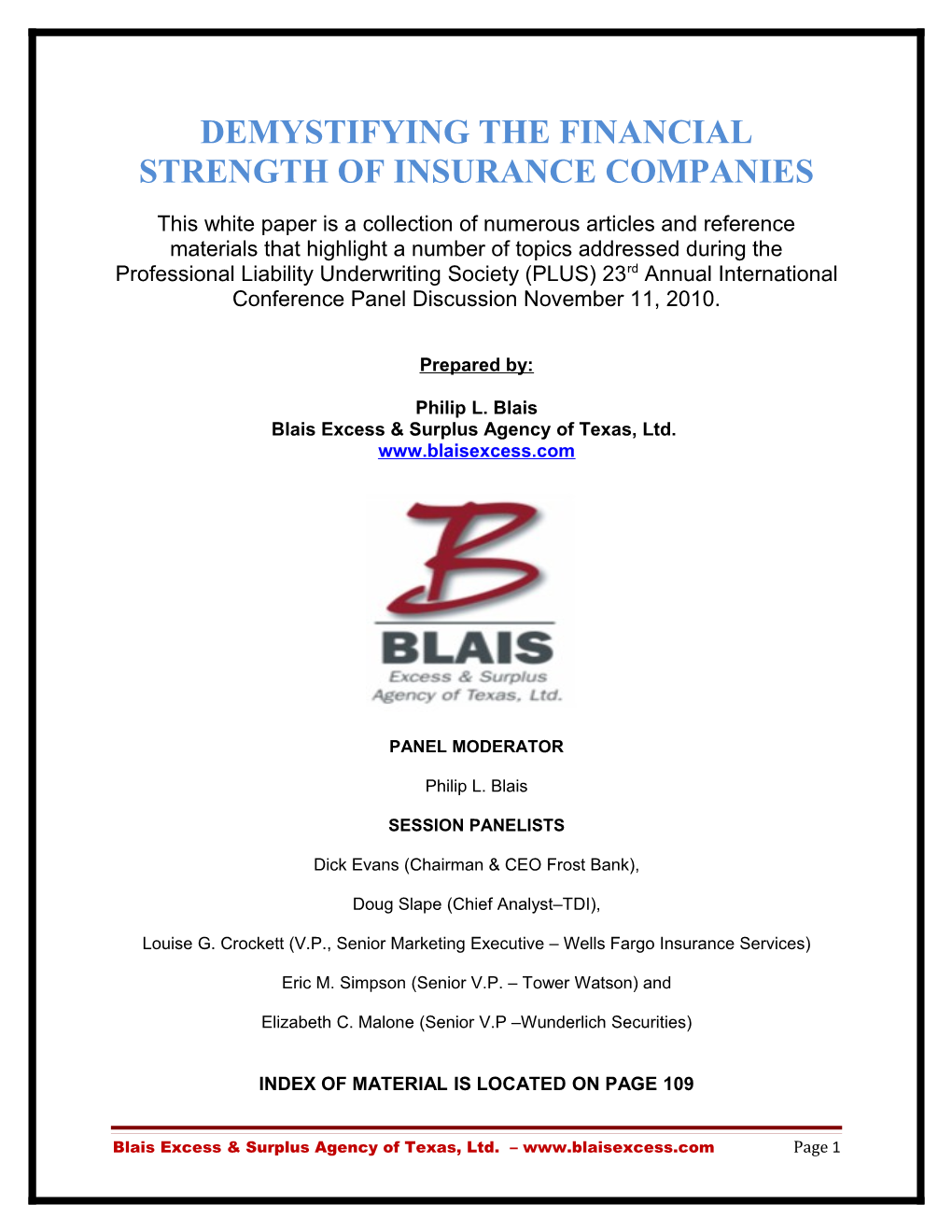 Demystifying the Financial Strength of Insurance Companies