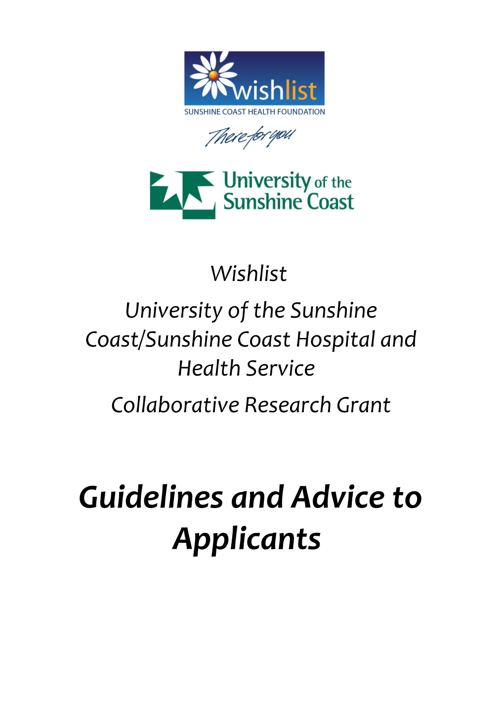 University of the Sunshine Coast/Sunshine Coast Hospital and Health Service