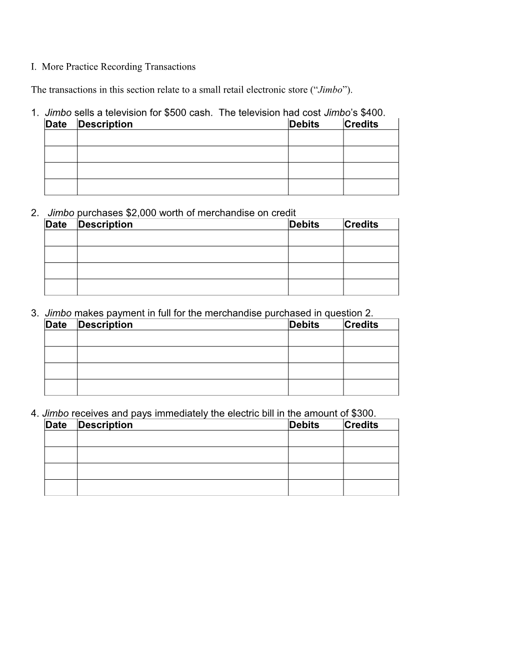 Financial & Managerial Accounting Spring 2008 a Short Review for the Final