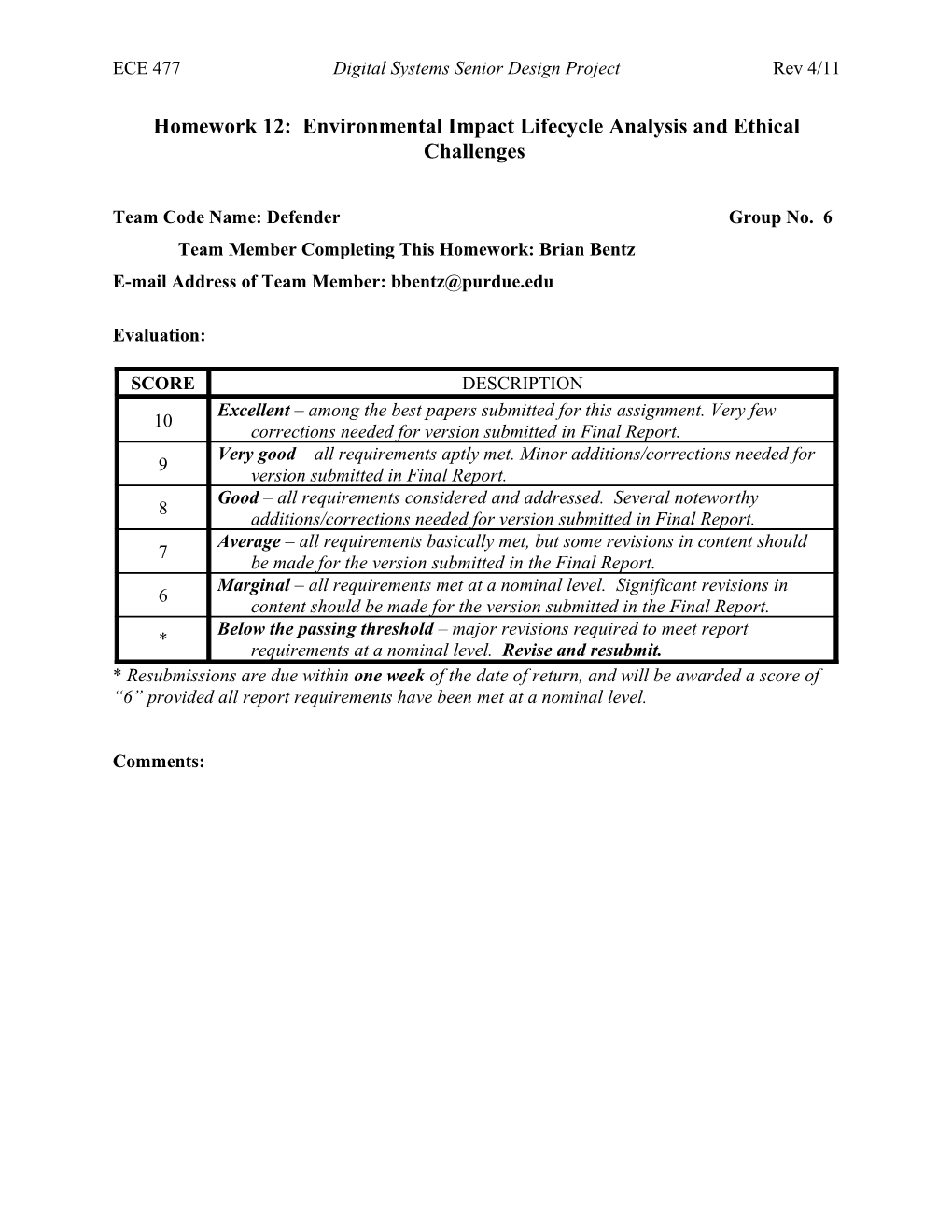 ECE 477 Digital Systems Senior Design Project Rev 8/09 s4