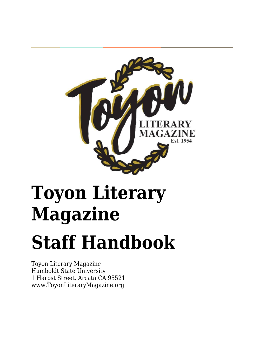Toyon Literary Magazine