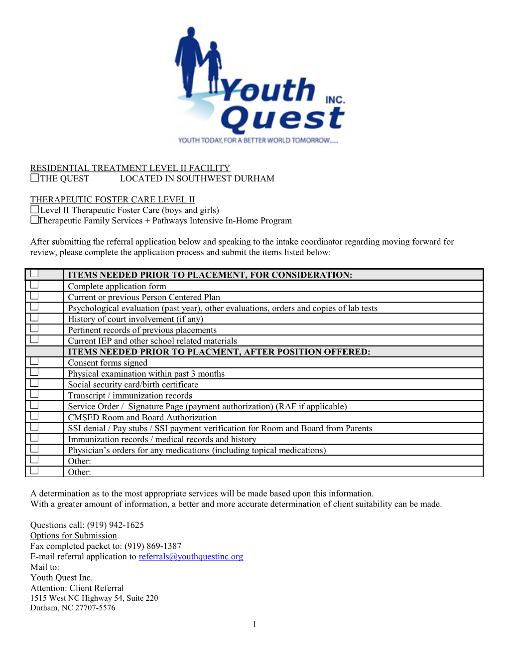 Youth Quest, Inc