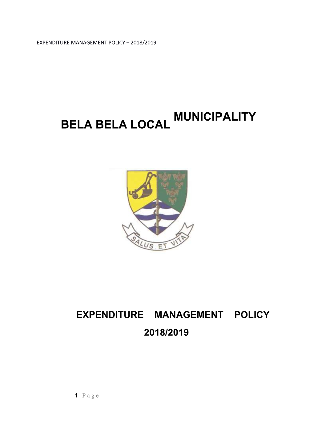 8. Expenditure Policy Version 5
