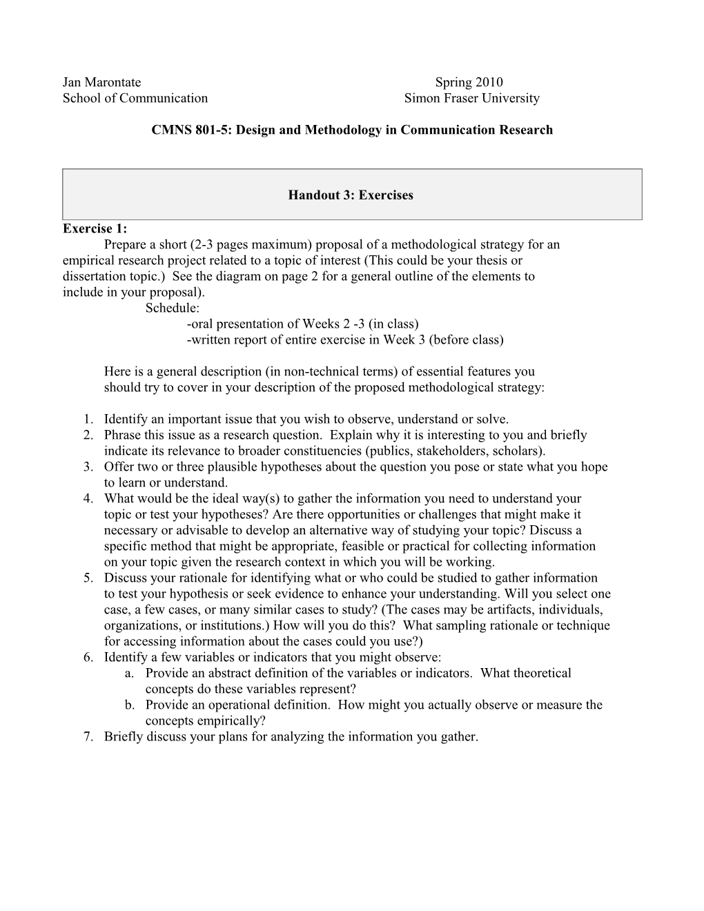 Dr. Philip N. Howard, University of Washington, Research Methods, Designing Communication