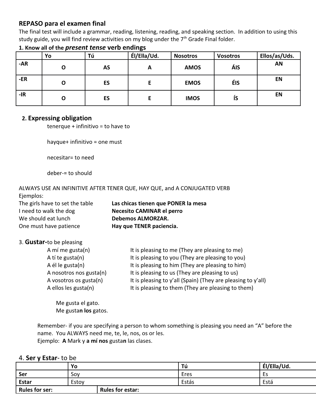 REPASO Para El Examen Final